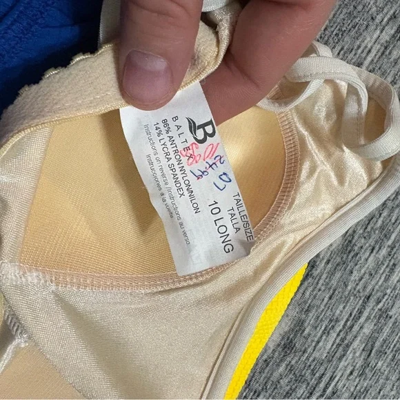 NEW Vintage Baltex Bathing Suit One Piece Size 10 - Picture 5 of 6